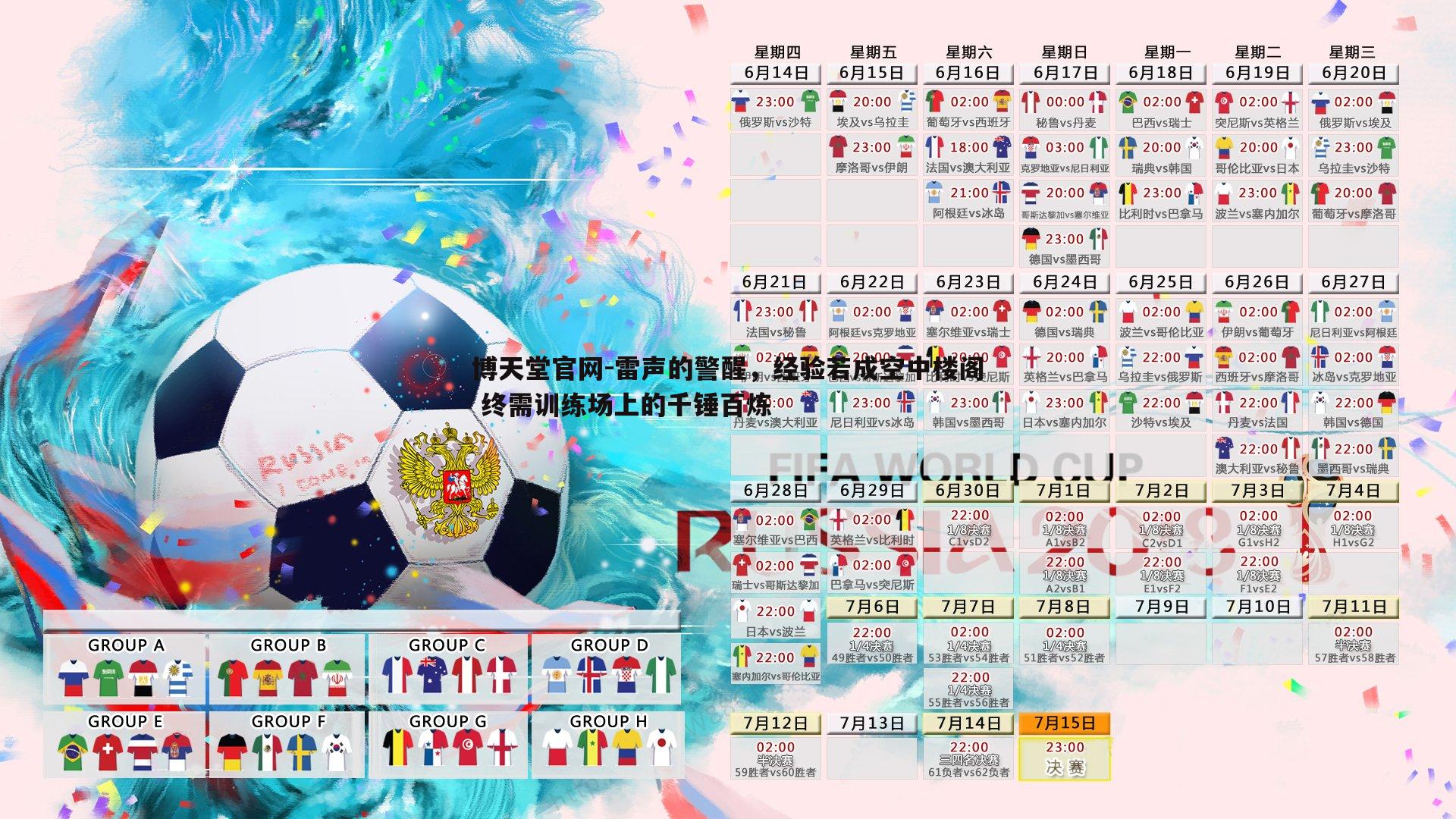 雷声的警醒，经验若成空中楼阁 终需训练场上的千锤百炼